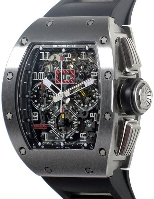 Richard Mille Replica Watch RM-011 Felipe Massa White gold